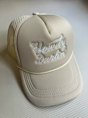Howdy Darlin’ classic trucker hat NWOT thumbnail 1