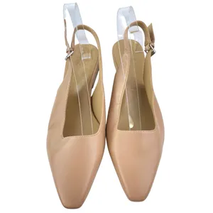Naturalizer Lesley Women's Tan Nude Leather Pointed Toe Slingback Pumps Shoes 10 thumbnail 2
