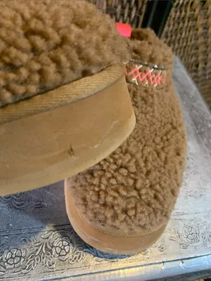 UGG Tazz Braid Platform Slippers Hardwood Size 9 thumbnail 4