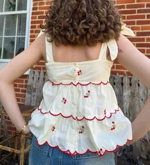 Poppy Tank White Size XL thumbnail 2