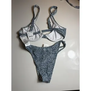 NWT Free People x Rhythm Masina‎ Knotted Underwire Bikini Set Turquoise Size M thumbnail 3