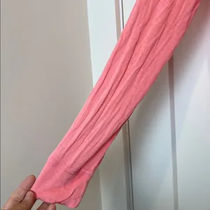 PINK Victoria's Secret Coral Zip Hoodie size medium. thumbnail 6