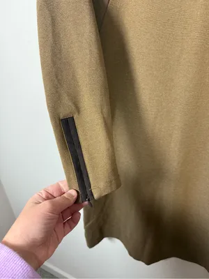J. McLaughlin Bedford Ponte Quarter Zip Sheath Dress Brown Size S thumbnail 7
