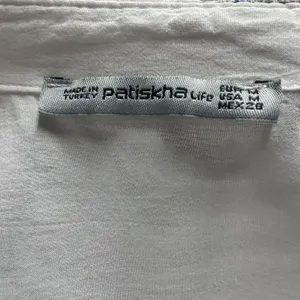 Patiskha Life 100% Cotton Long Sleeve Button Up Floral Embroidered White Medium thumbnail 7