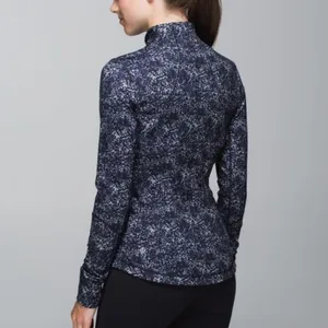Lululemon Size 2 Forme Jacket‎ Full Zip Black Purple Blue thumbnail 10