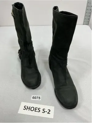 Womans Cole haan Air tantivy Pullon Midcalf Biker Boots 10 B Black thumbnail 3