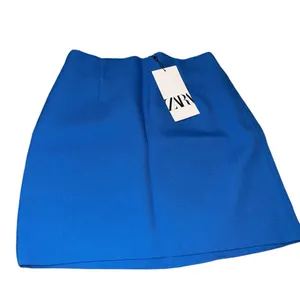 Zara high waisted blue mini skirt size Xs new thumbnail 6