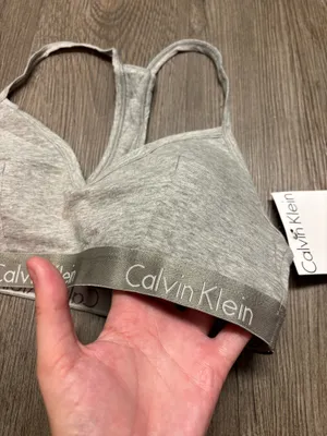 Calvin Klein Gray Racerback Bra thumbnail 8