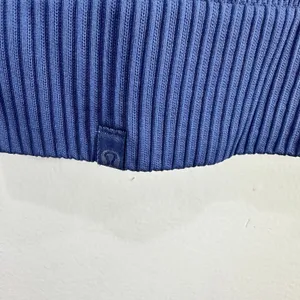 Lululemon Rest‎ Less Hoodie Pullover Women Size 2 Gatsby Blue Seamless Running thumbnail 3