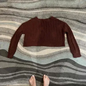 Aeropostale Cable Knit V-Neck Ribbed‎ Hem Cardigan Sweater Size Small thumbnail 4
