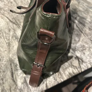 Stylish Green and Brown Women's Bag Xidibaoluo thumbnail 3