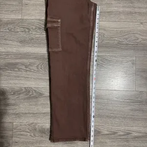 Hollister Ultra High-Rise Dad Jeans‎ Brown Cargo Contrast Stitch 3R W26 L31 thumbnail 10