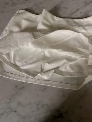 White Shein Mini Skirt with Shorts thumbnail 2