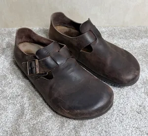 Birkenstock Women’s London Oiled Leather Shoes in Habana 43/US 12 thumbnail 1