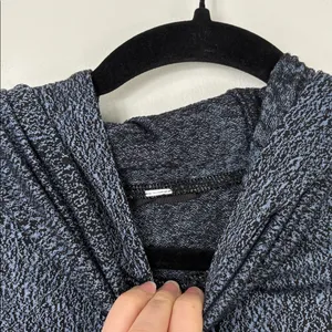Lululemon Pick Up The Pace Long Sleeve Sweatshirt Luon Womens Size 10 Blue Black thumbnail 5