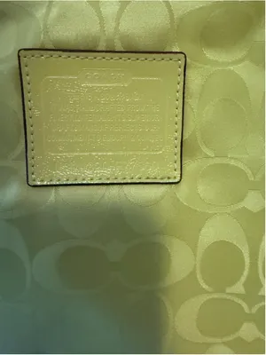 Coach Getaway Signature Nylon Packable Weekender Pouch Citrine F77560 thumbnail 6