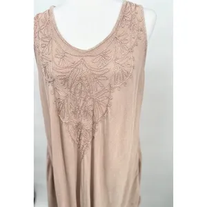 Ashley Taylor Asymmetrical‎ Dress Womens O/S Hippie Boho Festival Floral Cottage thumbnail 2