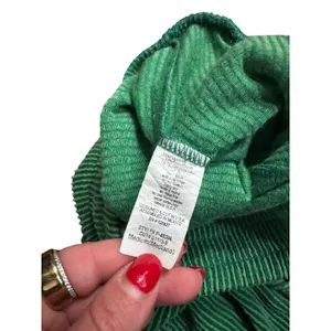 Tres Bien Green Ribbed Wide Leg Lounge Pants Medium Relaxed‎ Minimal Streetwear thumbnail 4