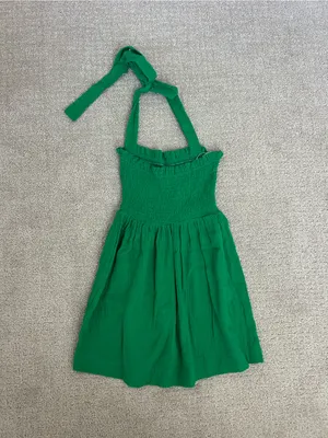 Princess Polly Green Halter Mini Sundress Size 2! thumbnail 3