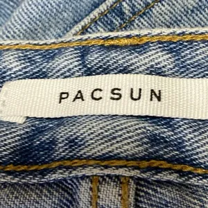 Pacsun 90's Boyfriend Blue Distressed High Waisted Straight Denim Jeans Pants 25 thumbnail 4