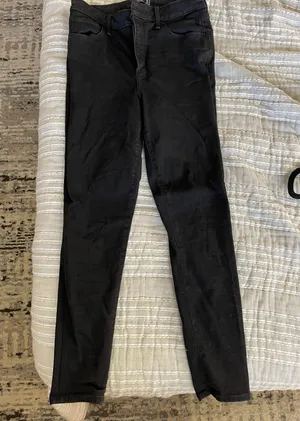 Black Mid Rise Abercrombie Jeans thumbnail 1
