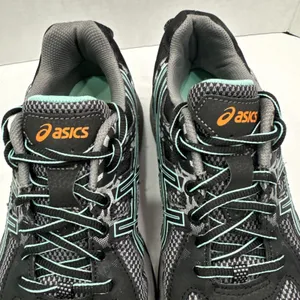 ASICS Gel Venture 6 Women’s 9 Black Teal Orange Trail Shoes T7G6Q thumbnail 7