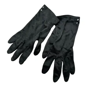 Vintage‎ Black Lightweight Leather Gloves thumbnail 1
