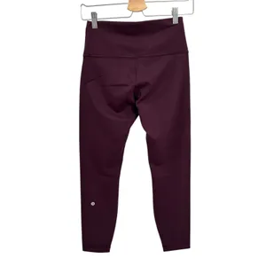 Lululemon Wunder Train High-Rise Tight 28" Size 8 Goodnight Plum NWT Authentic thumbnail 9