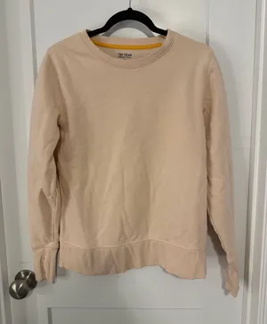 Tek Gear Beige Crewneck Sweatshirt thumbnail 1