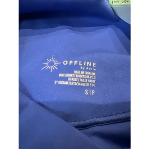 Offline By‎ Aerie Real Me Crossover Bike Shorts Size Small Blue 5" Hi Rise thumbnail 6