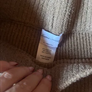 Lovers + Friends Tan Wide Leg Knit Pants thumbnail 2