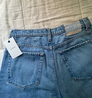 Mother Snacks Pleated Fun Dip Puddle Jeans thumbnail 9