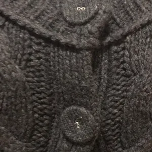 American Eagle short sleeve fisherman sweater matte black M vintage thumbnail 4