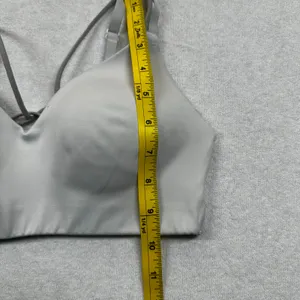 Gymshark Sports Bra White Strappy Back Padded Adjustable Straps Women’s XS S thumbnail 5