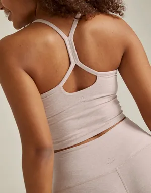 Beyond Yoga Cropped Racerback Tank In Chai thumbnail 4