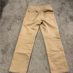 Women’s VIP JEANS Beige Cargo Pants Size 5/6 Baggy Pants Cream EUC thumbnail 5