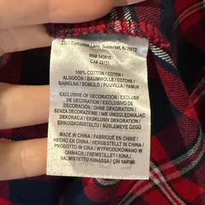 NFL Team Apparel New England Patriots Plaid Flannel Shirt Women M Gameday Fan thumbnail 7