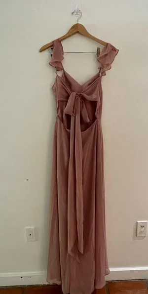 AZAZIE Everett trusty dust pink bridesmaid dress size 4. thumbnail 13