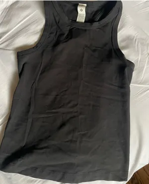 lululemon athletica Black Athletic Scoop Tank thumbnail 1