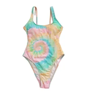Stoney Clover Lane x Target Colab Rainbow Tie Dye One Piece Swimsuit Size XS New thumbnail 2