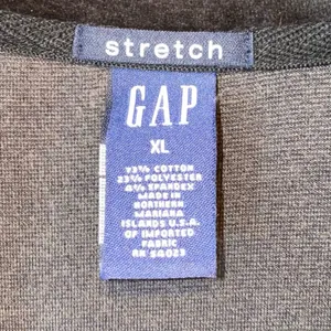 Vintage GAP Velour Zip‎ Jacket Brown XL Stretch Y2K Track Style thumbnail 3