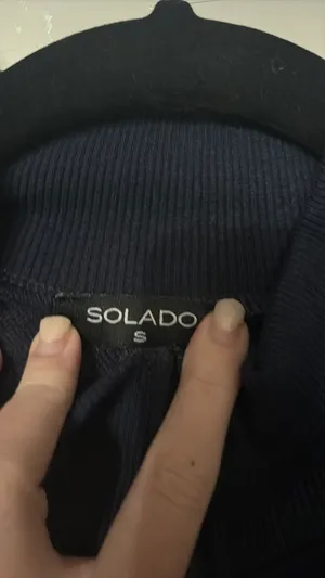 Navy Blue Solado Zip Up Black thumbnail 3