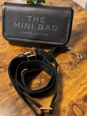 Marc Jacobs The Mini Bag Black Leather Crossbody Shldr Bag thumbnail 8