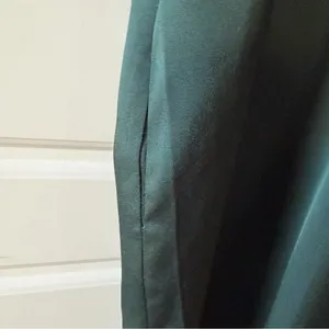 Caryn Lawn Dark Green Satin Shift Dress‎ One Size Fairy Grunge thumbnail 6