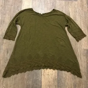 Sun & shadow‎ green top thumbnail 3