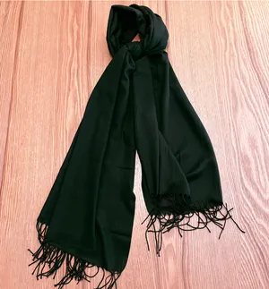 Black Fringe Scarf Wrap Shawl thumbnail 1