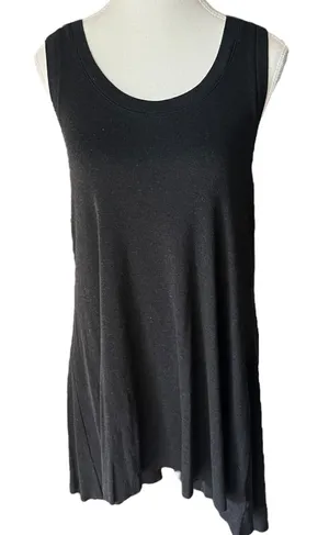 TNA Charcoal Gray Washed‎ Black Tank Top Sleeveless Trapeze Casual Summer thumbnail 1