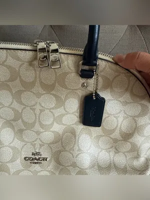 Coach Logo Color Large Sierra Satchel Handbag NO STRAP INCLUDED thumbnail 6