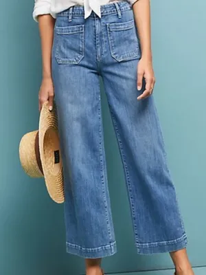 Paige Nellie Barrel leg Culotte jeans Hyden 32 thumbnail 1