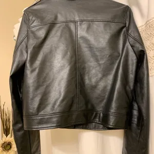 Women’s motorcycle style jacket im L Black Size L thumbnail 2